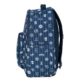 Gear-Up MLB Blue Large Backpack, Lunch Box and Water Bottle Bundle, Set of 3