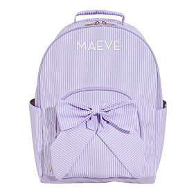 Gear-Up Le Petit Bow Lavender Backpack and Lunch Box Bundle, Set of 2