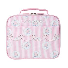 Gear-Up Pink Floral Pinstripes Cold Pack Lunch
