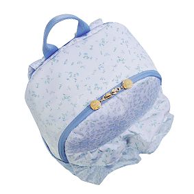Colby LoveShackFancy Prairie Ditsy Ruffle Blue Backpack and Lunch Box Bundle, Set of 2