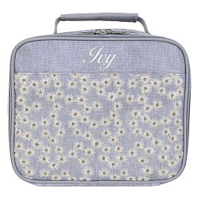 Gear-Up Chambray Eyelet Embroidered Cold Pack Lunch