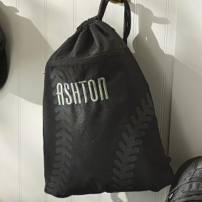 Gear-Up Baseball Drawstring Backpack