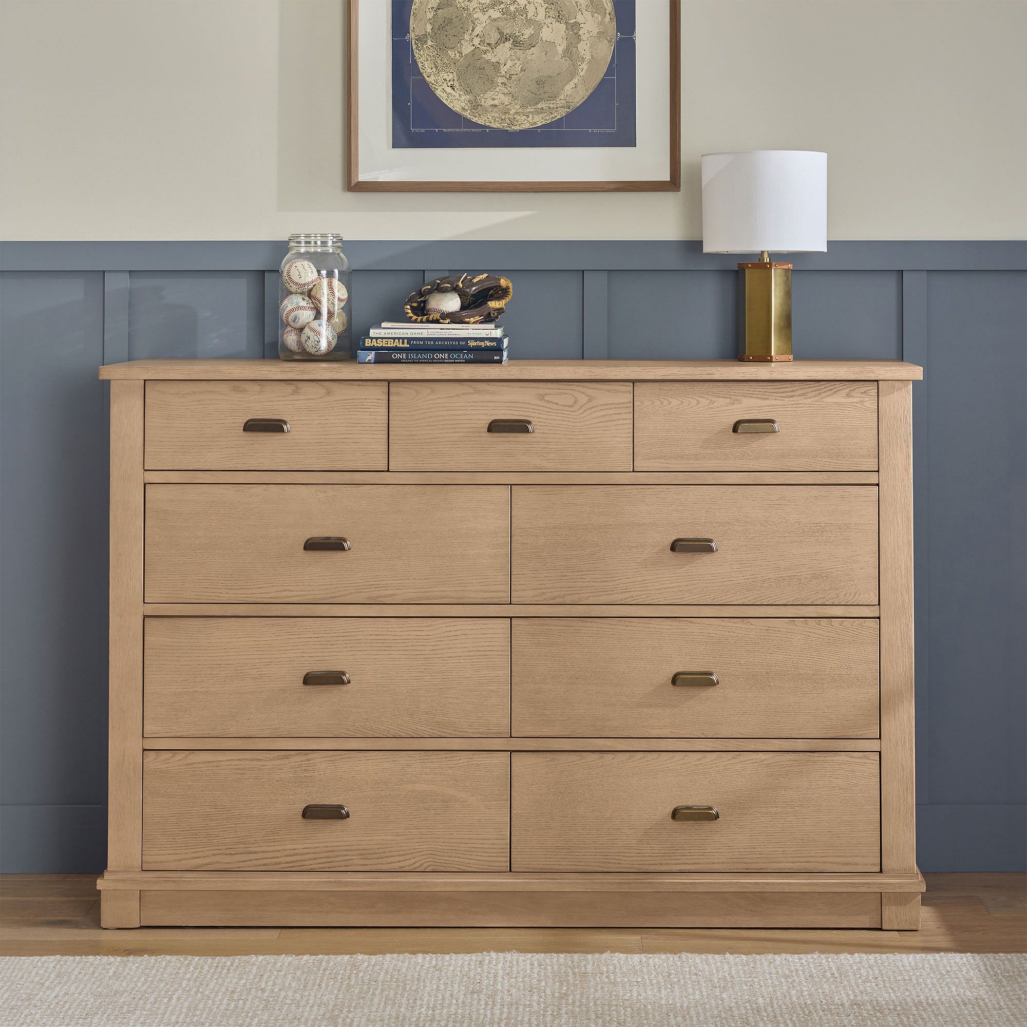 Turner 9 Drawer Grand Dresser (63w x 18d") by Pottery Barn Teen
