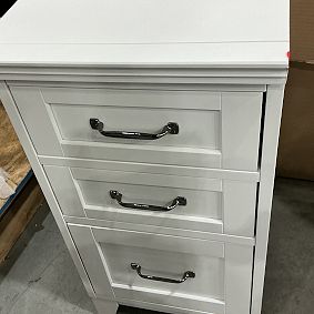Open Box: Hampton Storage Tower Nightstand (19") - Simply White