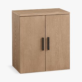 Open Box: Kearny 2-Door Cabinet Bookcase without Base (24.5") - Seadrift