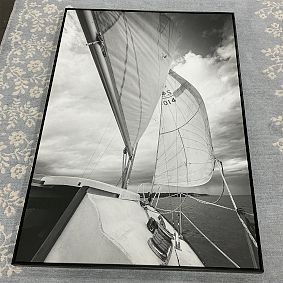 Open Box: Sailboat Framed Wall Art, Sailboat 1