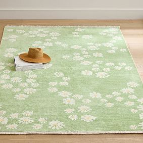 AERIN Daisy Reversible Washable Rug
