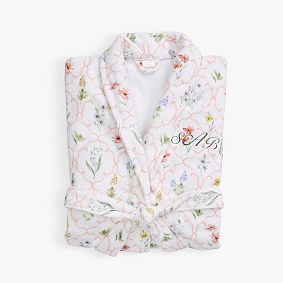 AERIN Sarana Floral Terry Robe