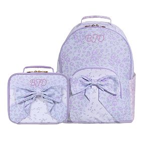 Gear-Up LoveShackFancy Lavender Prairie Ditsy Backpack and Lunch Box Bundle, Set of 2