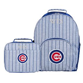 Gear-Up MLB Chicago Cubs Large Backpack and Lunch Box Bundle, Set of 2