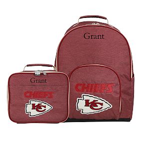 Gear-Up NFL Kansas City Chiefs Large Backpack and Lunch Box Bundle, Set of 2