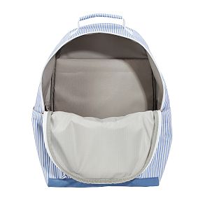 Gear-Up Le Petit Blue Bow Backpack &amp; Cold Pack Lunch Box Bundle