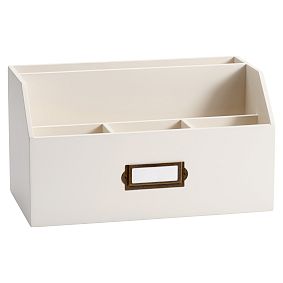 Classic Wooden Desk Organizer