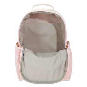 Gear-Up Bow Quilted Ombre Backpack &amp; Cold Pack Lunch Box Bundle, Set of 2
