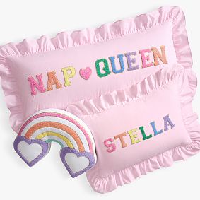 Stoney Clover Lane Rainbow Pillow