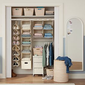 Double Bar Hanging Closet Organizer