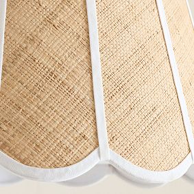 Frankie Woven Grass Cloth Flushmount (19")