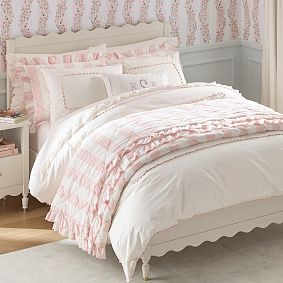 Organic Mini Ricrac Border Duvet Cover