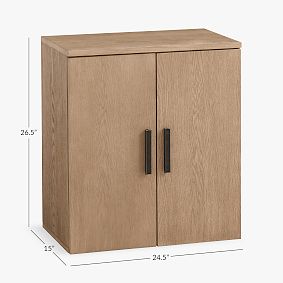 Kearny 2-Door Cabinet Bookcase (24.5")