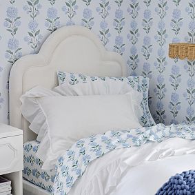 Washed Cotton Ruffle Organic Duvet Cover