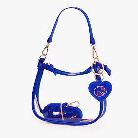 Collegiate Clear Purse with Heart Charm