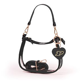 Collegiate Clear Purse with Heart Charm
