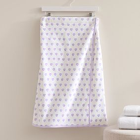 Roller Rabbit Hearts Bath Wrap