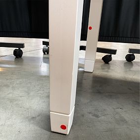 Open Box: Beadboard Small Space Smart Storage Desk (55.5") - Simply White