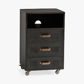 Open Box: Locker Storage Rolling Cart (20.5") - Black