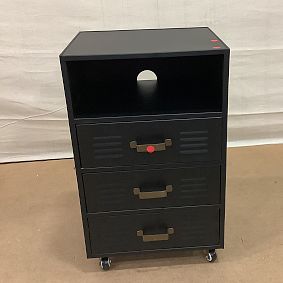Open Box: Locker Storage Rolling Cart (20.5") - Black