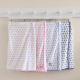 Roller Rabbit Hearts Bath Wrap