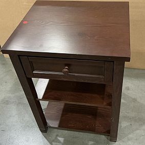 Open Box: Beadboard Nightstand (21") - Dark Espresso
