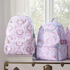LoveShackFancy Floral Heart Colby Backpack, Large