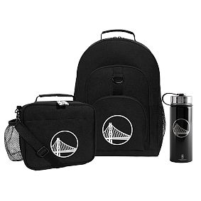 Gear-Up Personalized NBA Team Backpack and Cold Pack Lunch Box Bundle, Set of 3