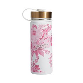 Gear-Up LoveShackFancy Pink Damask Backpack and Cold Pack Lunch Box Bundle, Set of 3