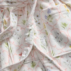 AERIN Sarana Floral Terry Robe