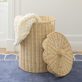 Palmer Scallop Lidded Hamper