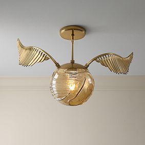 Harry Potter™ Golden Snitch™ Glass Globe Pendant