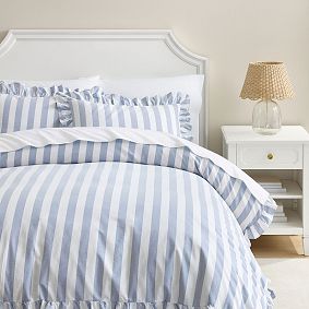 Cabana Stripe Ruffle Duvet Cover