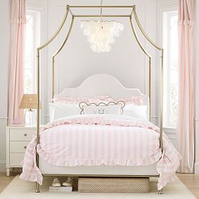 Cabana Stripe Ruffle Duvet Cover