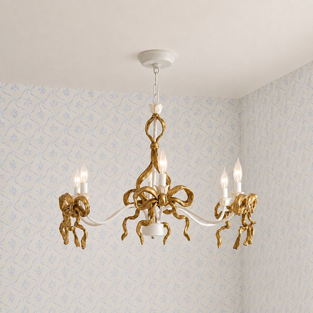 LoveShackFancy Bow Chandelier (24") | Pottery Barn Teen