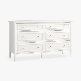 AERIN 6 Drawer Bamboo Dresser (56w x 19d")
