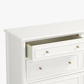 AERIN 6 Drawer Bamboo Dresser (56w x 19d")