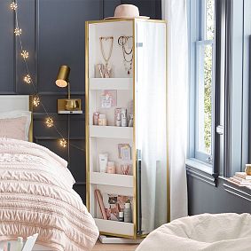 Blaire Rotating Storage Mirror (18"w x 18"d)