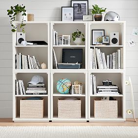 Keaton Cubby Wall Bookcase (66")