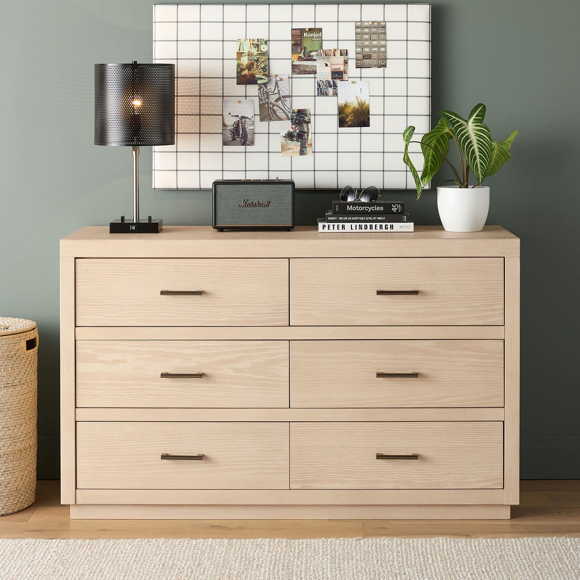 Campbell 6-Drawer Dresser (54w x 19d") by Pottery Barn Teen