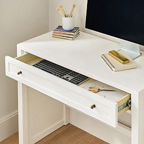 Stack Me Up Writing Desk &amp; Bookcase with Cubbies and Drawers Set (100")