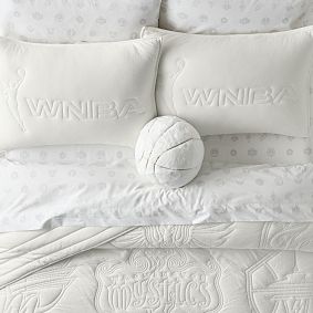 Faux Fur Basketball Pillow
