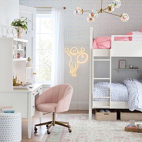 Functional Light Up Desk Hutch (55")