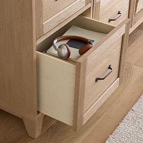 Hampton Media Tower with Drawers (100")